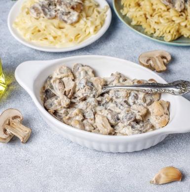 Recette de poêlée de champignons d’automne au Bleu d’Auvergne