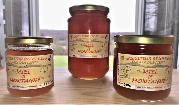 Miel de montagne été 500g