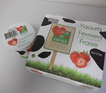 Yaourt fraise Banson par 4